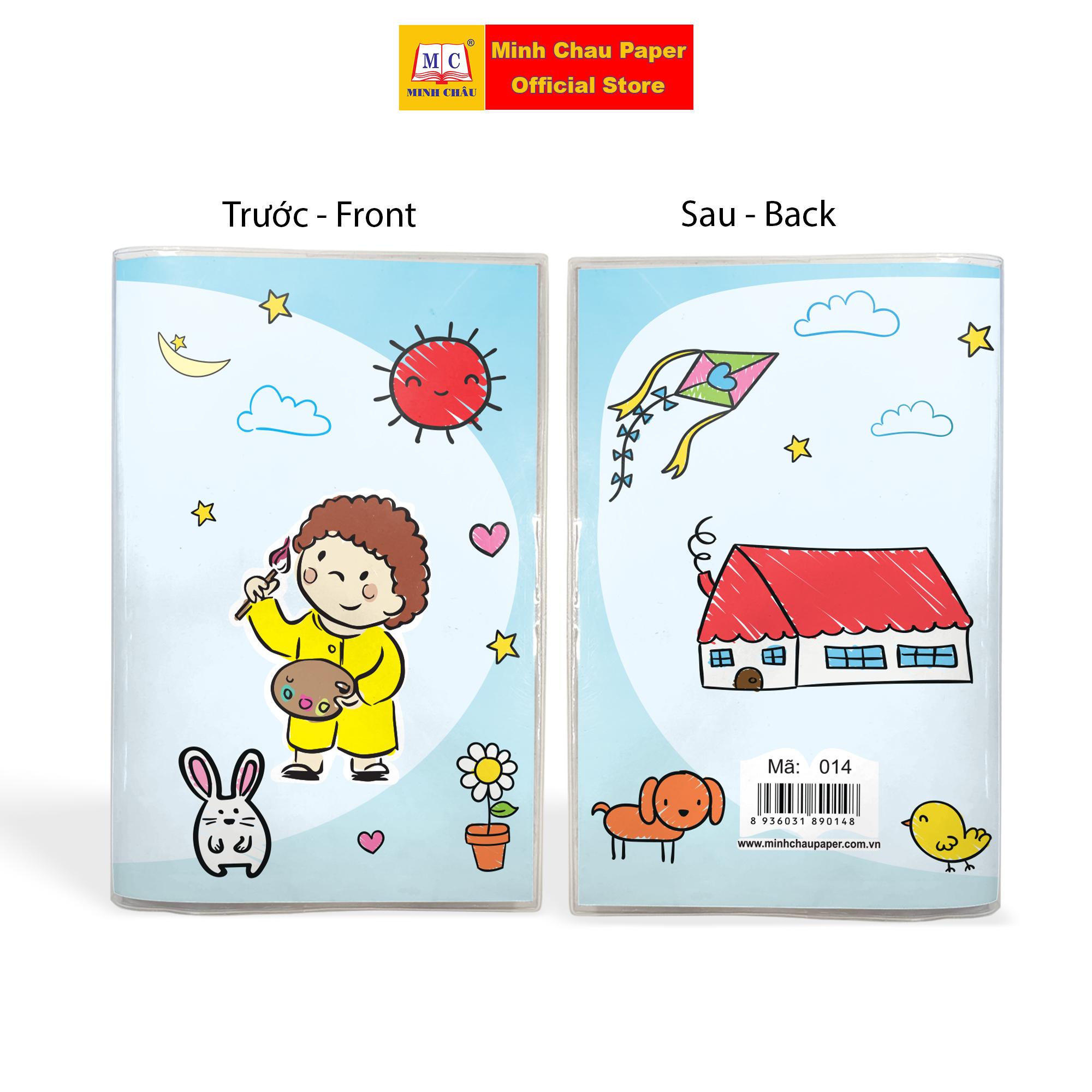 Sổ Minh Châu, bìa nilong, plastic dẻo, trong suốt, chống nước.