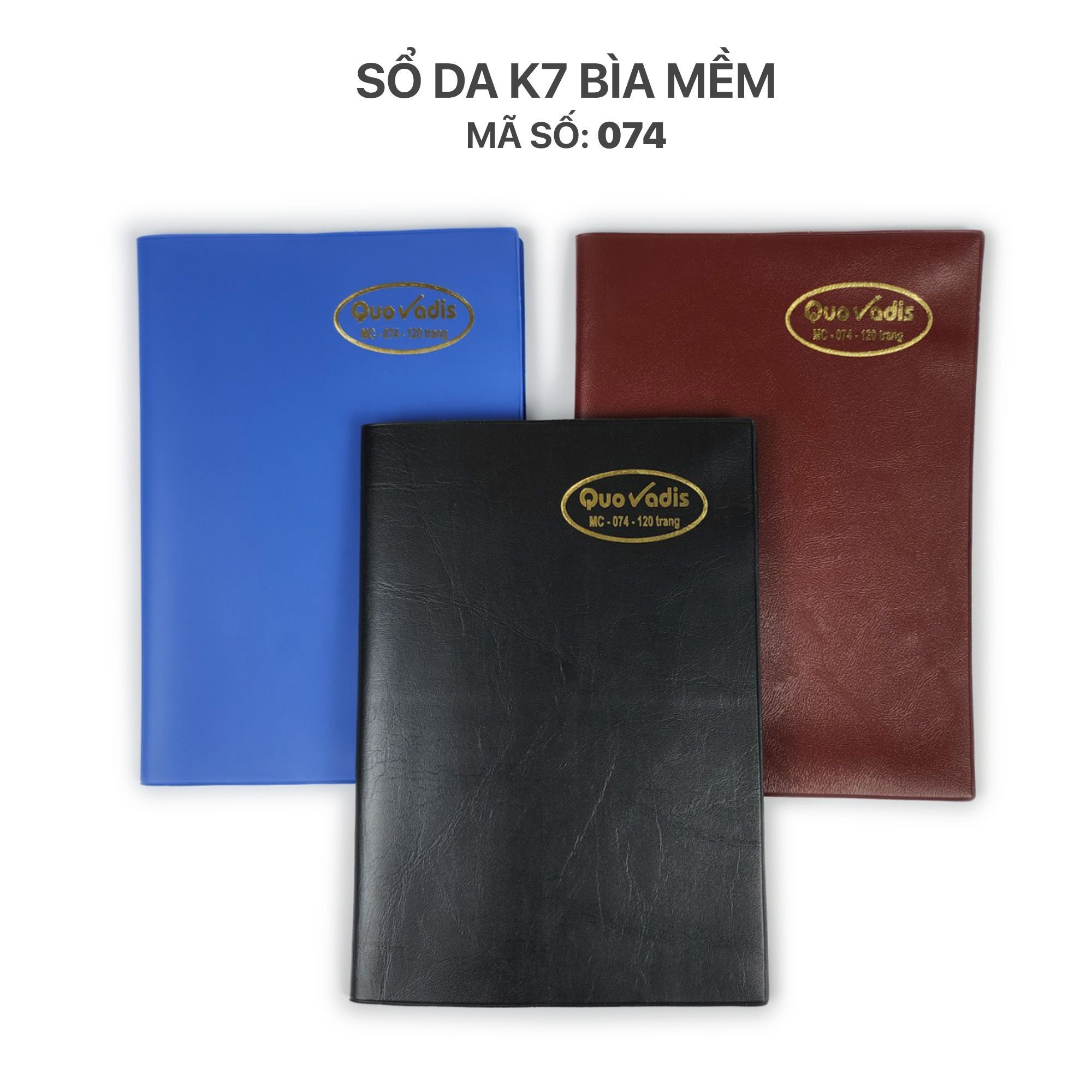 Sổ da bìa mềm CK7 (Mã 074)