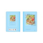Sổ bìa bồi cao cấp may dán gáy A4 dòng kẻ 4 Ô ly (Mã số: 518)