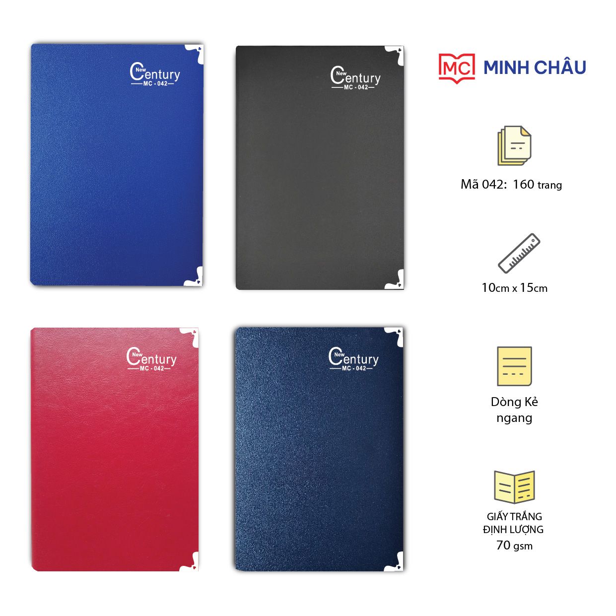  Sổ bìa da CK 4 (Mã 042)