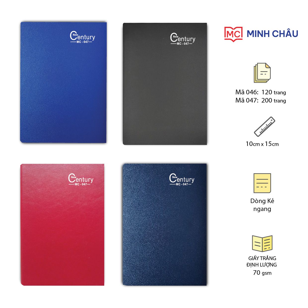  Sổ bìa da CK 4 (Mã số: 046 - 047)