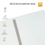 Sổ lò xo A4 (Mã 841-842)
