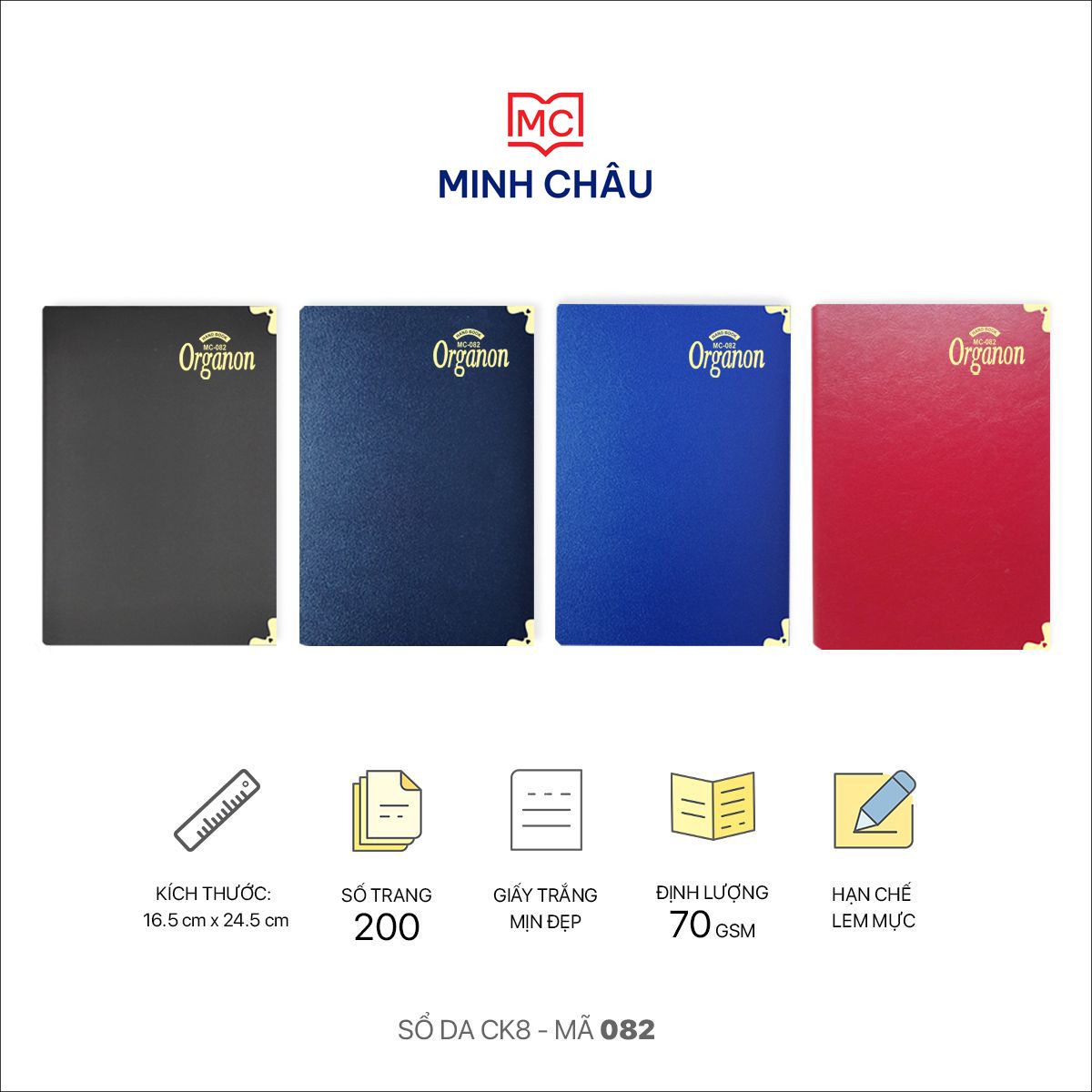 Sổ da CK8 (Mã 082)