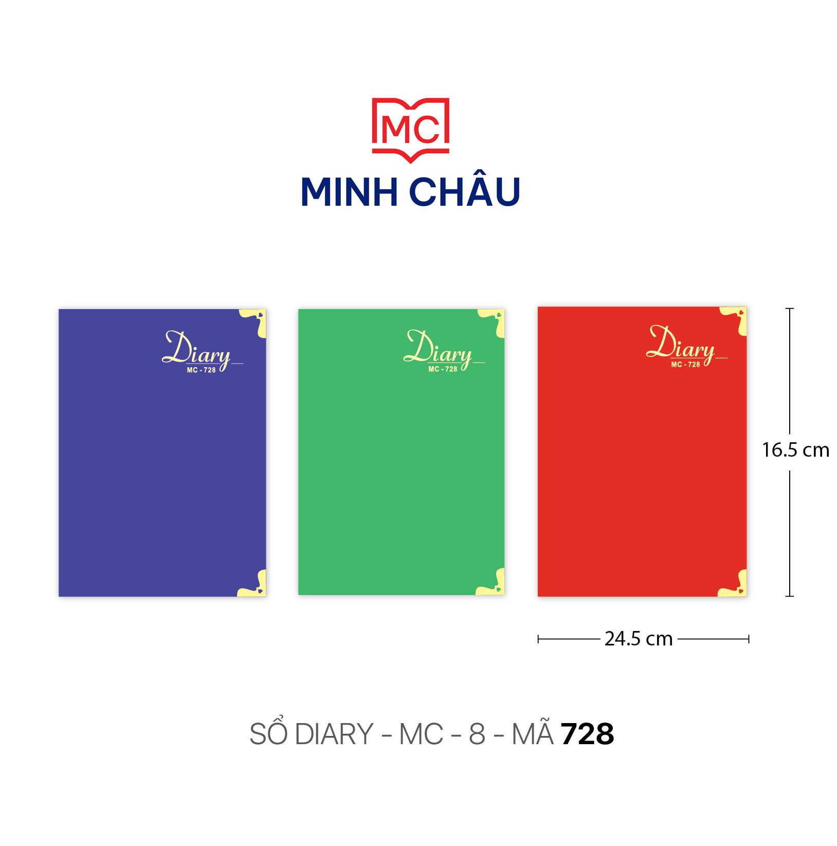 Sổ Diary - MC - 8 (Mã 728)