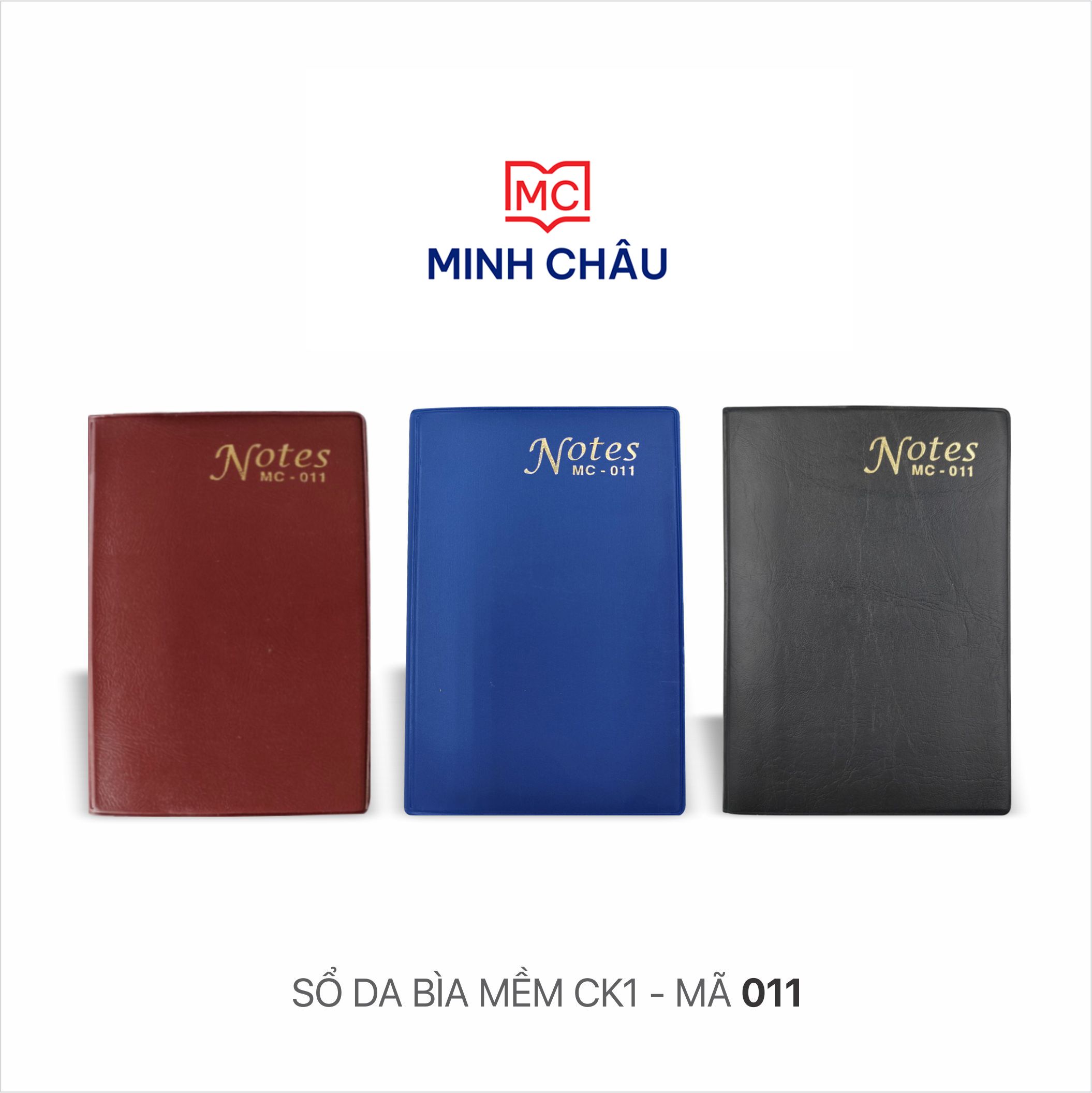 Sổ da bìa mềm CK1 (Mã 011)