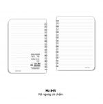 Sổ Lò xo bìa nhựa A5 (Mã 845-846-847)