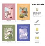 Vở kẻ ngang KT 17.5 x 25 , Mẫu Lofi (Mã 2500 - 2501 - 2503 - 2504)