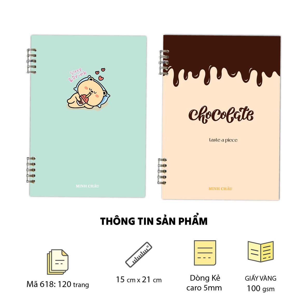 Sổ gáy còng A5 (Mã số: 618)