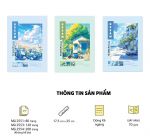 Vở kẻ ngang KT 17.5 x 25cm, giấy vàng ĐL 70 (Bộ Dream, Mã 2551-2553-2554)