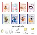Vở Ô ly may dán gáy, 17.5x25cm, Giấy trắng ĐL 120gsm, Bộ mẫu Girl - Boy (Mã 1030-1031-1032-1033)
