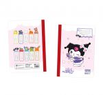Vở Ô ly may dán gáy, 17.5x25cm, Giấy trắng ĐL 120gsm, Bộ mẫu Girl - Boy (Mã 1030-1031-1032-1033)