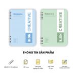 Sổ lò xo bìa bồi A5 (Mã số 8101)