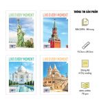 Vở 4 Ô ly ghim gáy (loại 2mm x 2mm), 15.5 x 20.5cm, Giấy trắng ĐL 70gsm, 96 trang, Bộ Live (Mã 2595)